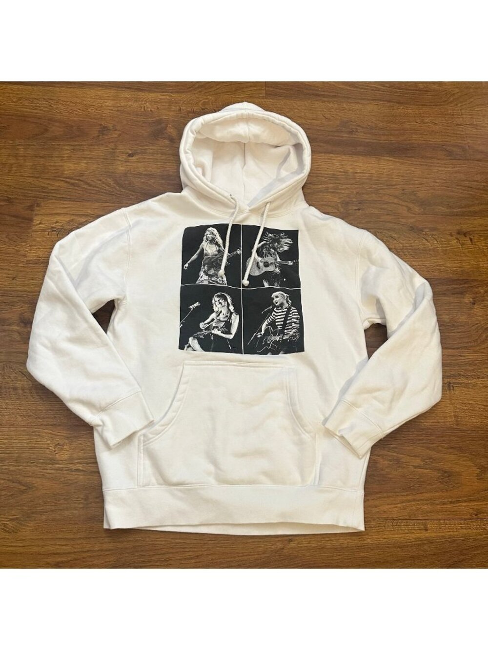 Taylor Swift The Eras Tour collage white Hoodie jacket